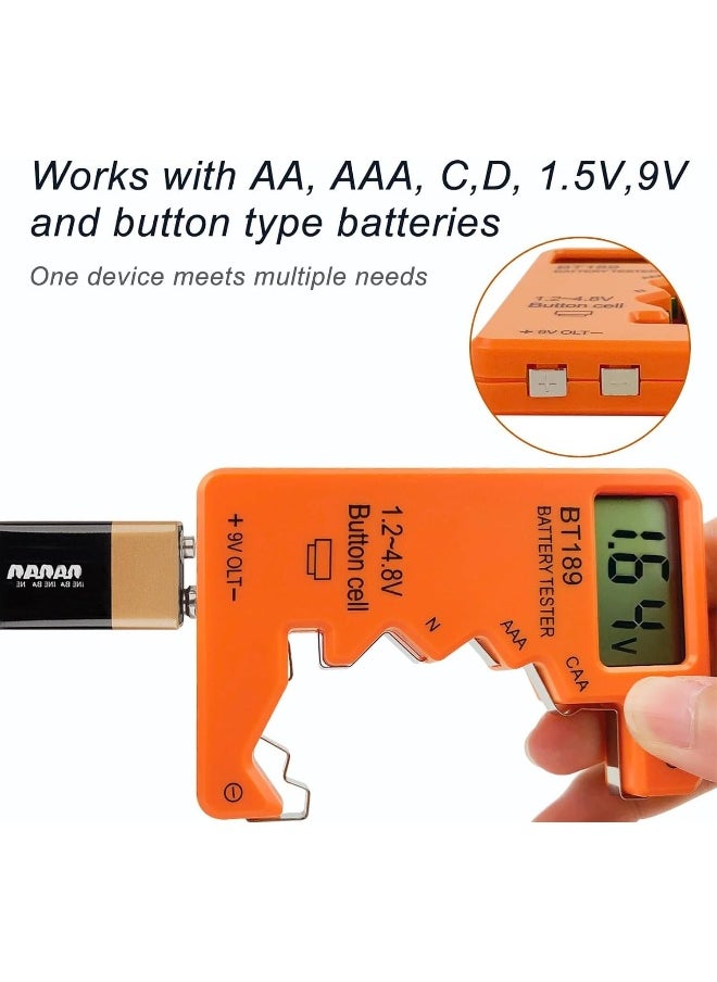 melfi MELFI Universal Digital Battery Tester with LCD Display  - Image 4
