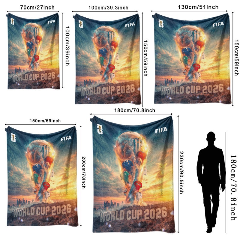FIFA 2026 World Cup Fan Blanket - Sofa & Nap Blanket - Image 2