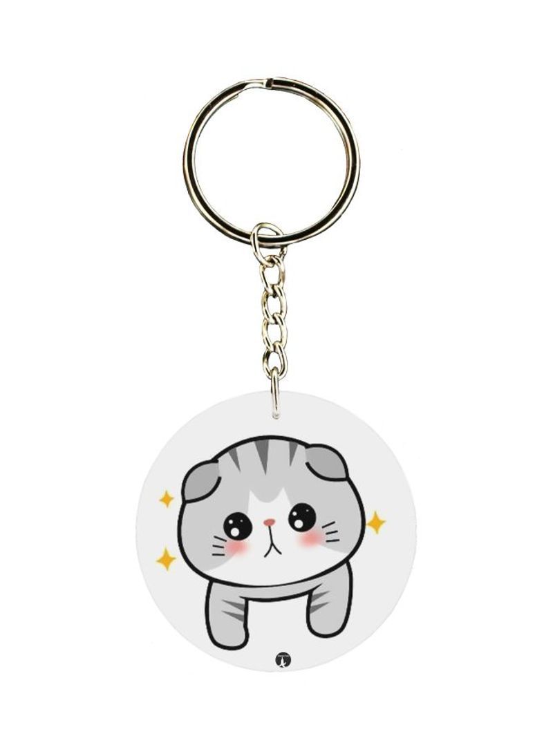 RKN Cartoon Printed Single Sided Keychain