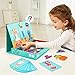 Toi Kids Magnet Toys Magnetic Jigsaw Puzzle Boxes with Game Board for Kids Ages 38 Preschool Tabletop Toy for Toddlers Portable Travel Game Dressing - Image 4