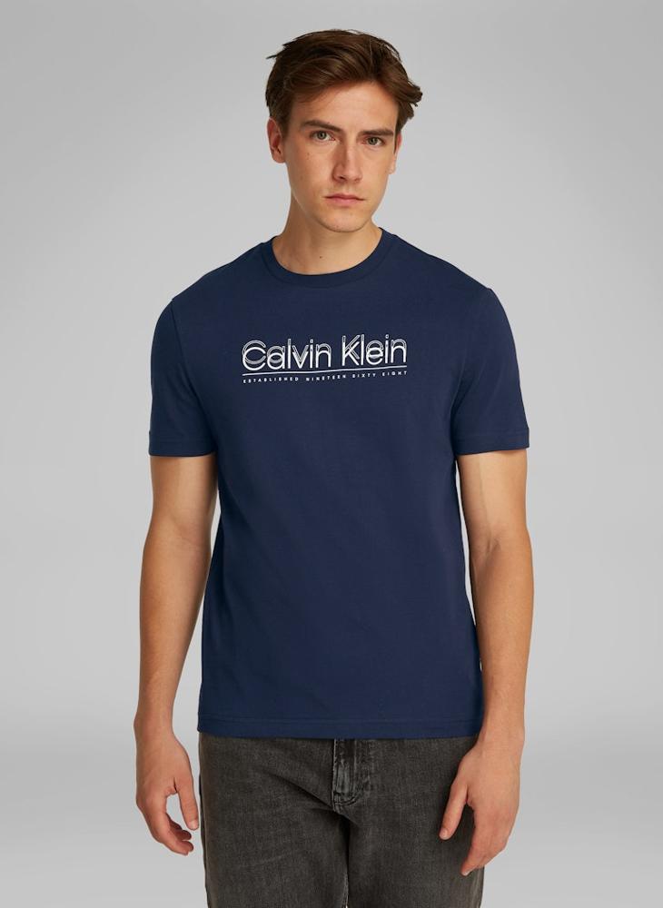 CALVIN KLEIN Cp-Double Logo T-Shirt  - Image 1