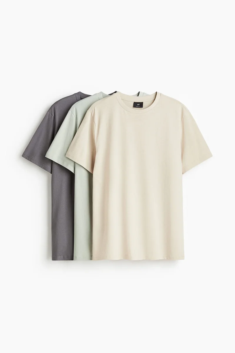 H&M 3-pack Regular Fit T-shirts