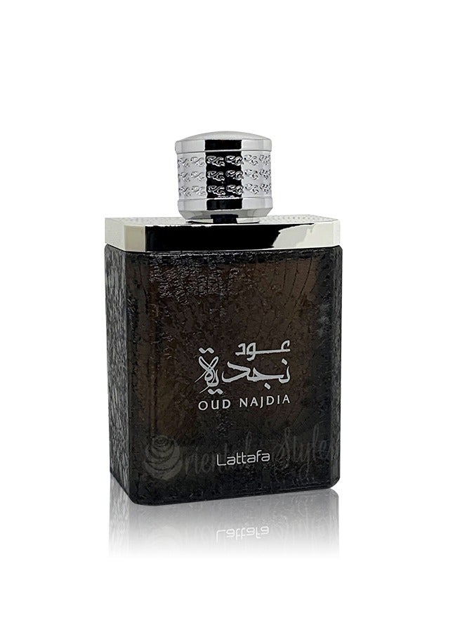 Lattafa Oud Najdiya by Lattafa for Unisex - Eau de Parfum, 100ml - Image 1