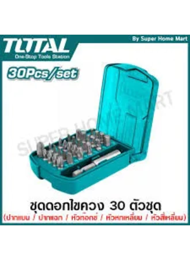 توتال طقم سن مفك 30 قطعه - Image 2