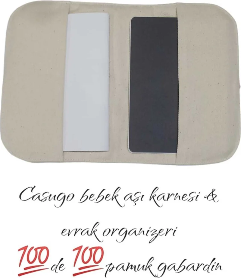 Casugo Multi-Purpose Document Organizer - Passport, Document, Baby Vaccination Report