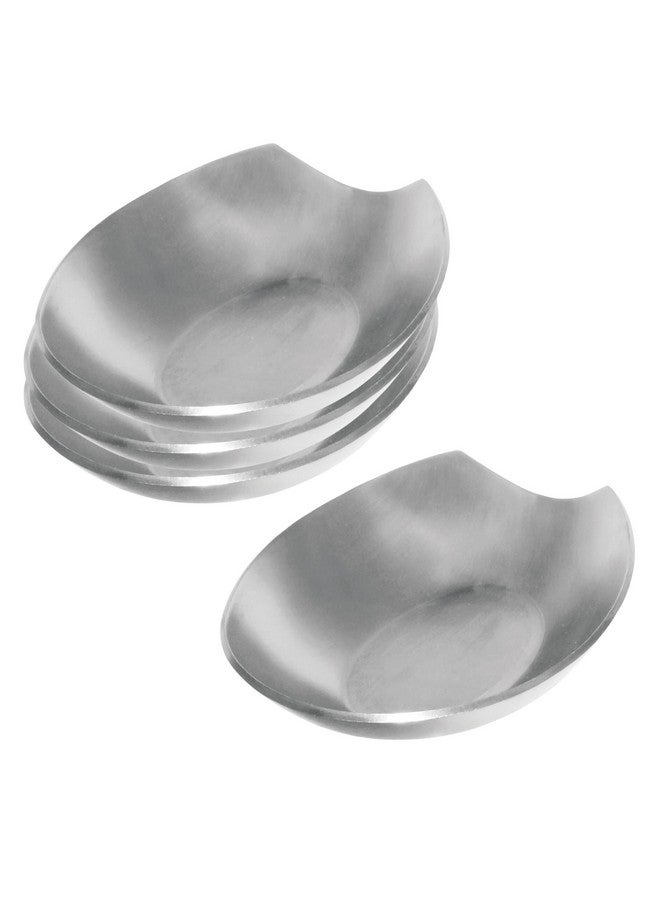 OGGI Spooner Stainless Steel Spoon Rest - Set of 4 - Holds Kitchen Utensils for Mess Free Cooking, Great Spoon Rest for Counter, Stove Top, or Coffee Station; Kitchen Accessories, Utensil Rest - Image 1