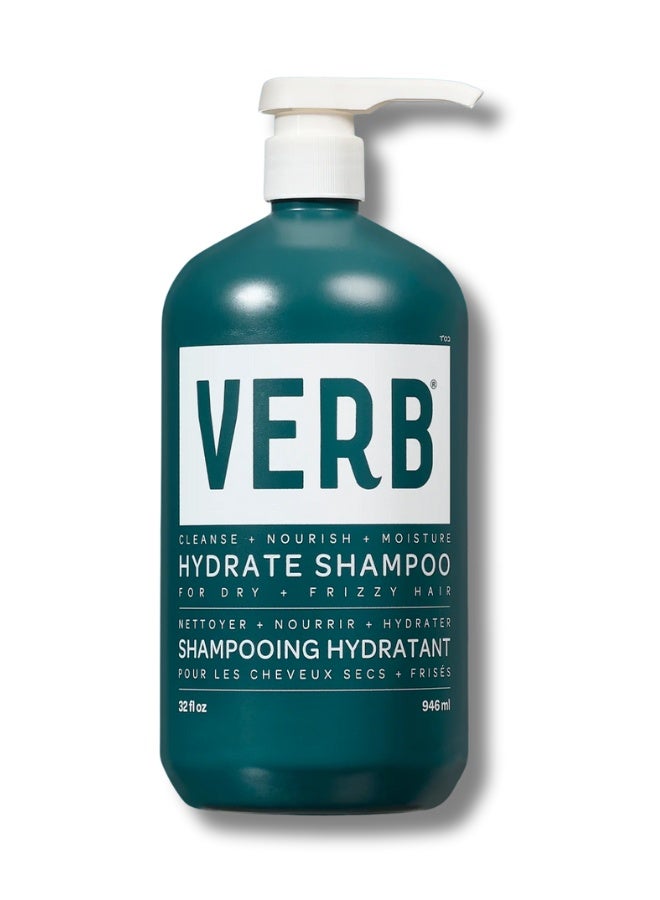 VERB Hydrate Shampoo Cleanses Dry and Frizzy Hair 32oz - Image 1