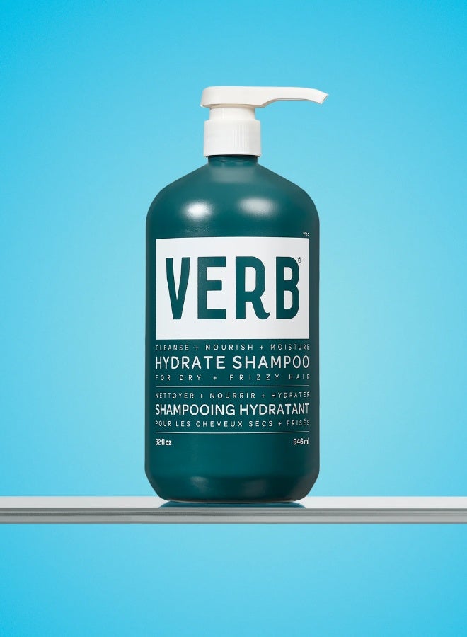 VERB Hydrate Shampoo Cleanses Dry and Frizzy Hair 32oz - Image 2