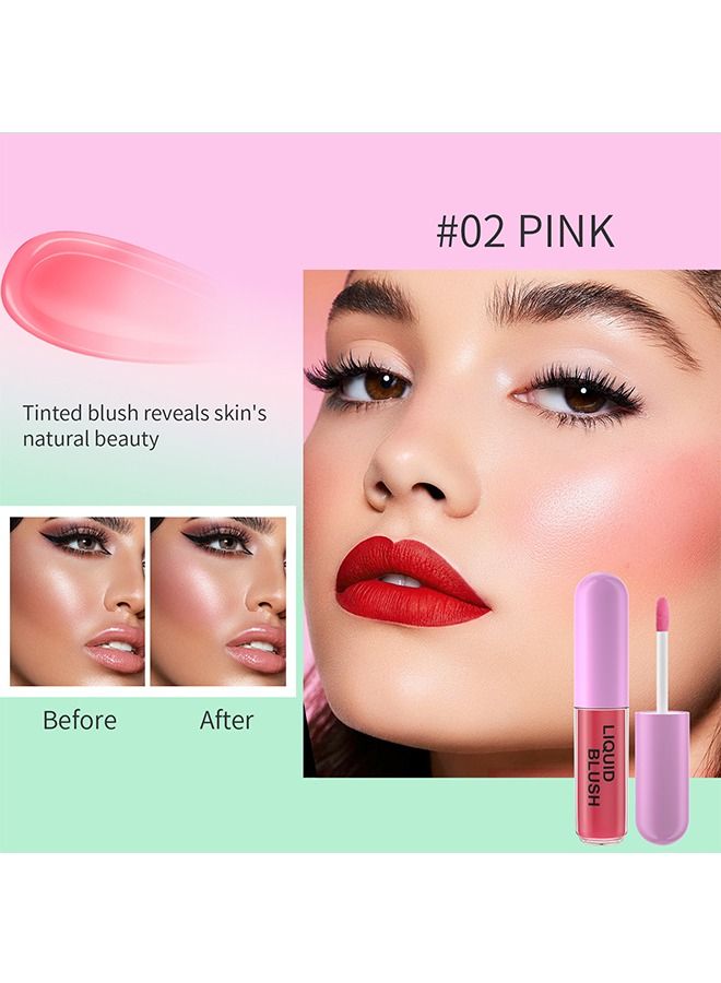 HelloKiss 1PCS Color Changing Blush Oil, Moisturizing Blusher For Cheeks And Lips Balm, Create Natural And Vibrant Makeup 02 - Image 2