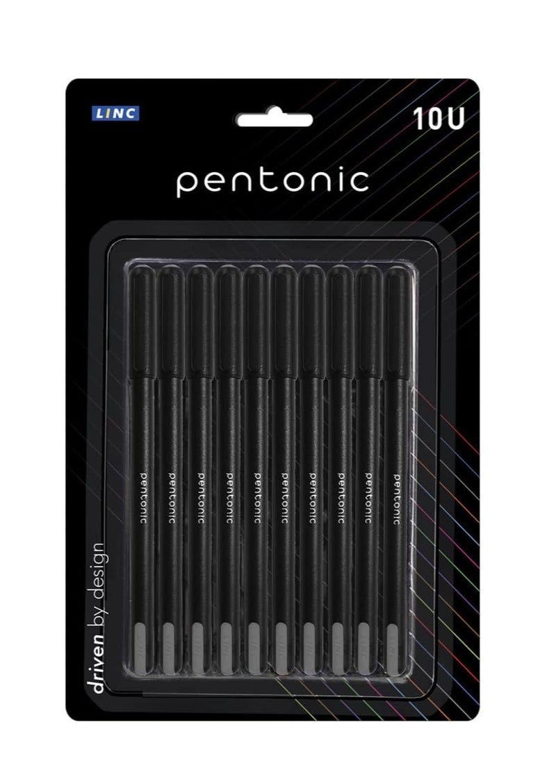 Pentonic - Pentonic Linc Ball Point Pen - Pack of 10 (Black) - Image 1