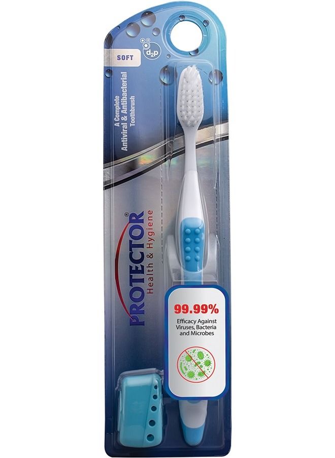 بروتيكتور® فرشاة أسنان مضادة للفيروسات والبكتيريا - قياسية - ناعمة - Image 1