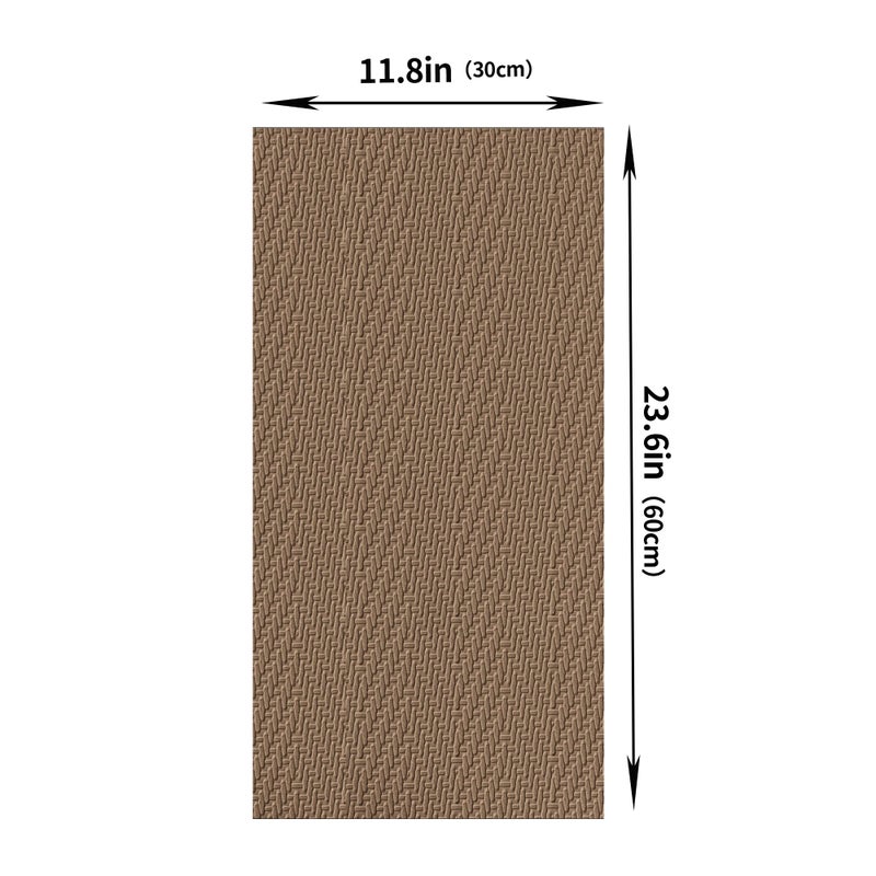 Haimin Wall Panels Peel and Stick 10 Pieces 23.6x11.8in (19.4 Sq. Ft. Coverage) Lightweight Backsplash Textured Grasscloth Look Self-Adhesive Tile Ideal for Kitchen Bathrooms Living Rooms Bedrooms - Image 2