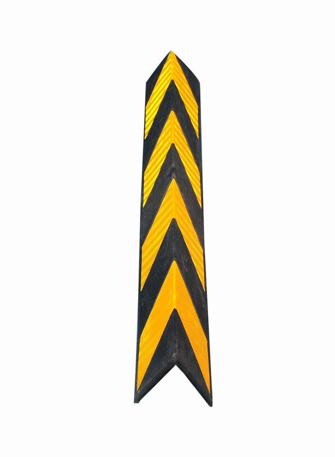 Tool Zone ® Column Guard Pack-2 No Pack | 800 mm Height with Reflective Strips | L - Type Column Guard | 08mm Thick Parking Safety | Black with Yellow Stripes | Pillar/Corner Guard - Image 4