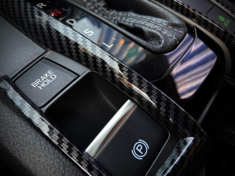 GZXinWei Carbon Fiber Gear Shift Frame Cover for Honda Civic - Image 5