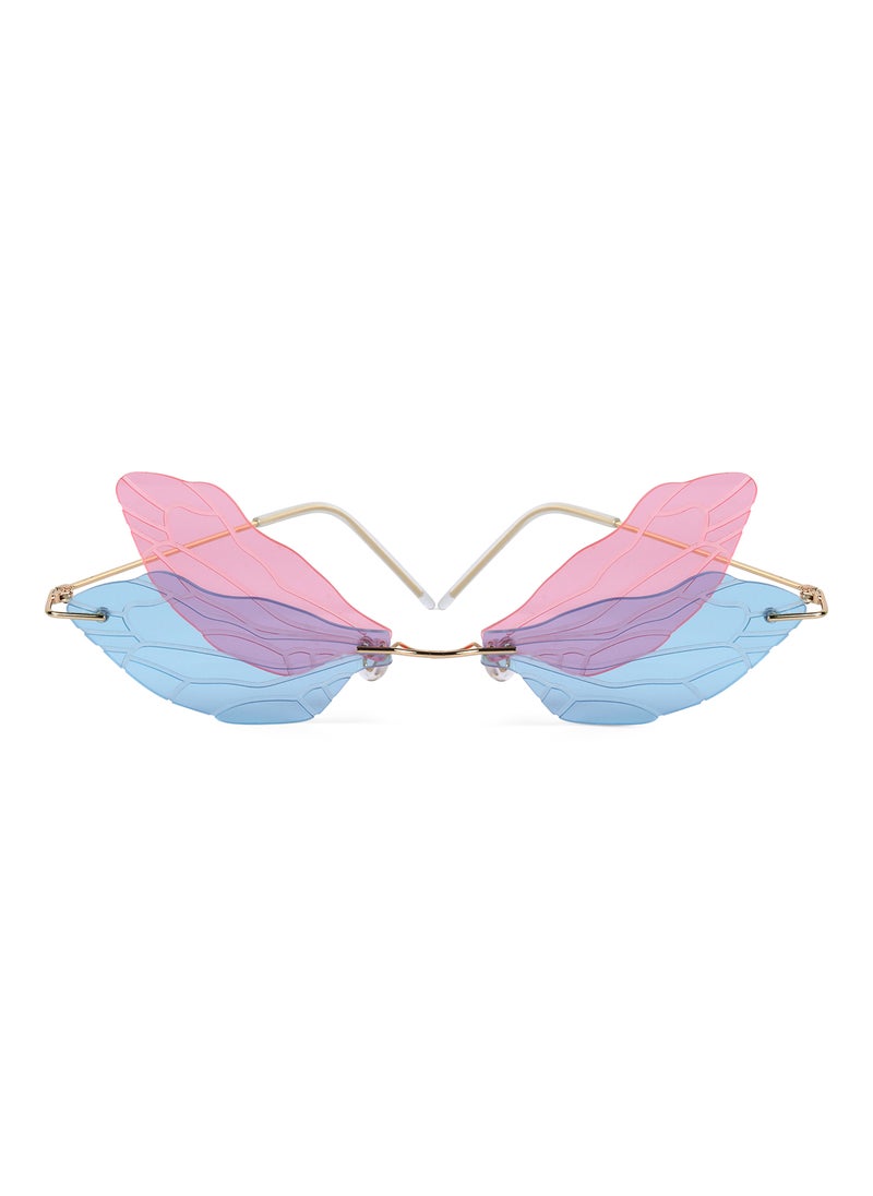 Woggles Red Pappy Zanthe Pink Butterfly Sunglasses  - Image 2
