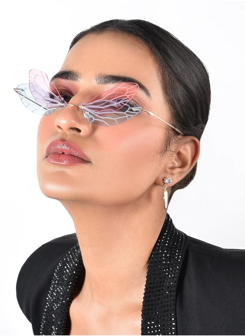 Woggles Red Pappy Zanthe Pink Butterfly Sunglasses