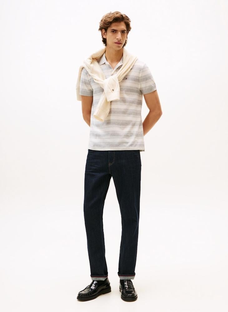 تومي هيلفيغر قميص بولو مخطط بقصّة عادية - Image 4