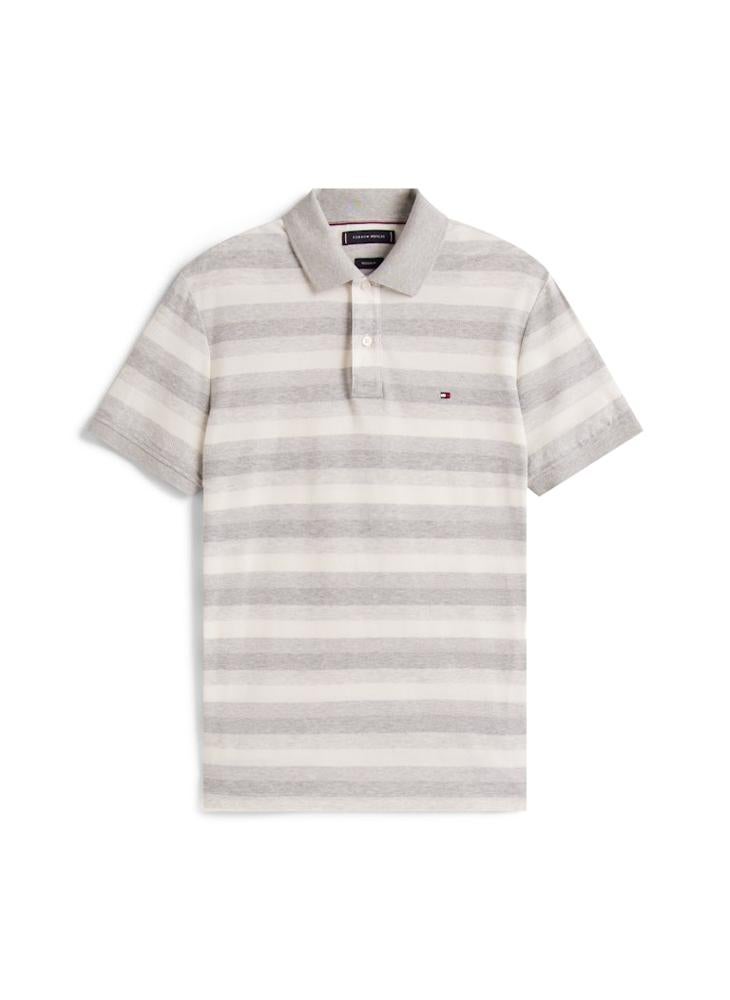 تومي هيلفيغر قميص بولو مخطط بقصّة عادية - Image 5
