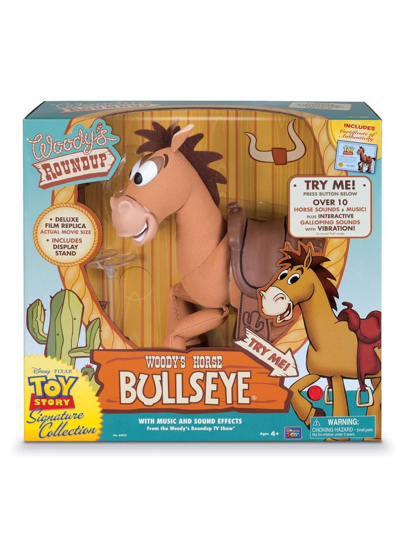 Toy Story - Disney Pixar Toy Story Signature Collection - Woody's Horse Bullseye - Thinkway Toys - Actual Size Comes with a Certificate - Tallking Toy - Image 1