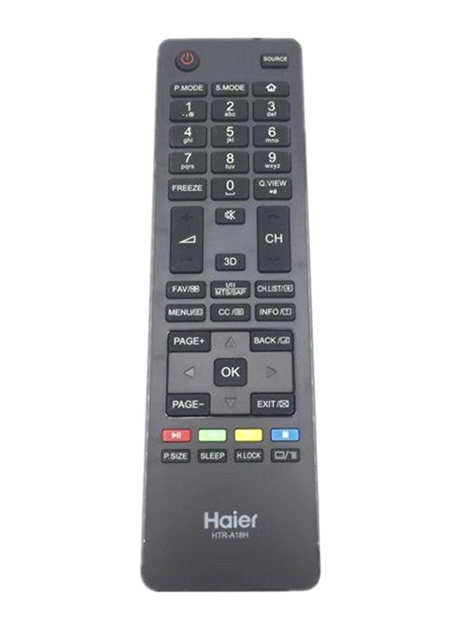 Remote Control For LED TV Black