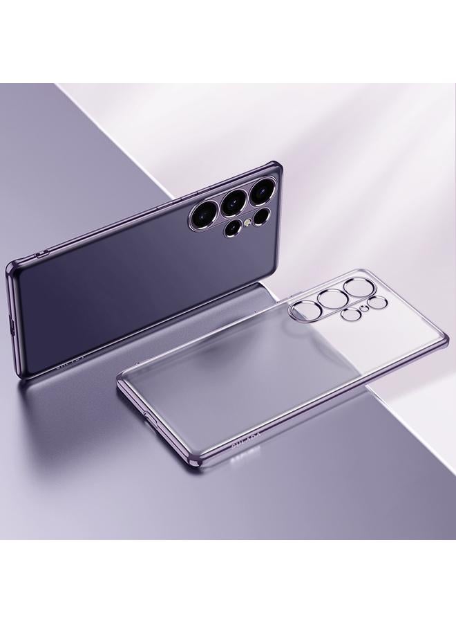 Case For Samsung Galaxy S25 5G Electroplating Frosted TPU Phone Case
