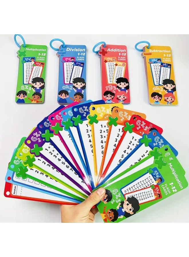 Math Learning Flashcards Addition Subtraction 30 Cards 4 Pens Educational Tool - Image 4