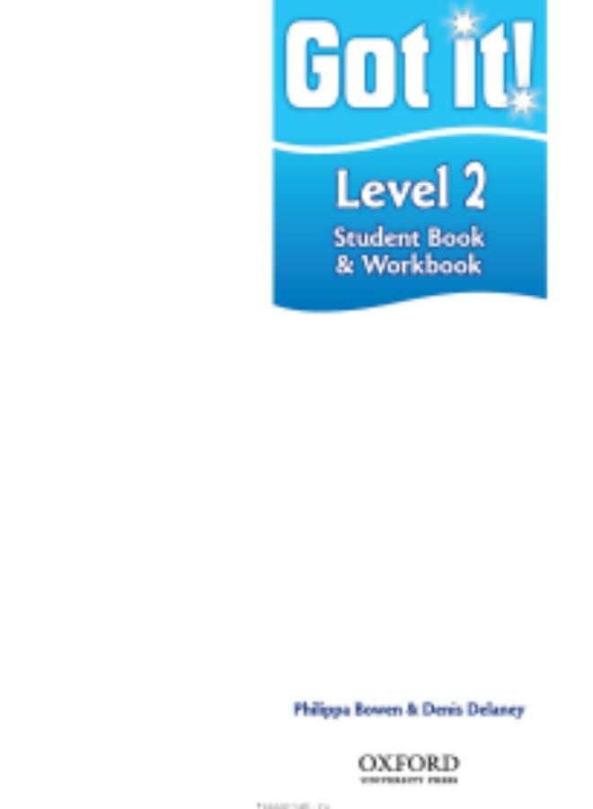 Oxford Got it! - English language teaching and methodological kit for teenagers-level 2_student book_work book - Image 2
