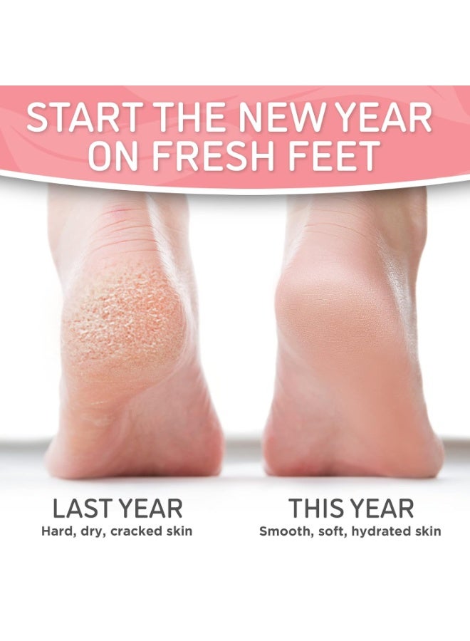 Soft Touch قناع تقشير القدمين بلمسة ناعمة - عبوة من 2 قناع لتقشير القدمين للركب الجافة والمتشققة والجلد السميك - قناع تقشير القدمين لبشرة ناعمة كالأطفال (أصلي) - Image 3