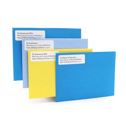 ChromaLabel 1 x 3 Inch Printable Labels, Compatible with Laser and Inkjet Printers, 20 Labels per Sheet, 50 Sheets, 1000 Pack - Image 5