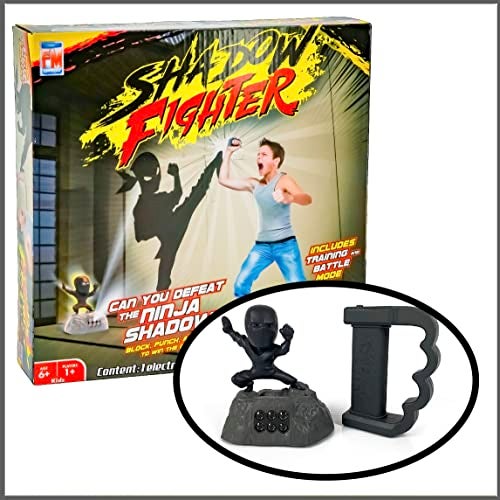 Fotorama Shadow Fighter Game, are You Faster Than The Mysterious Shadow Ninja? Interactive Projector, Knuckle Shadow Punchers, Training Mode, Develops Agility and Quick Thinking, for Ages 4 and Up - Image 1