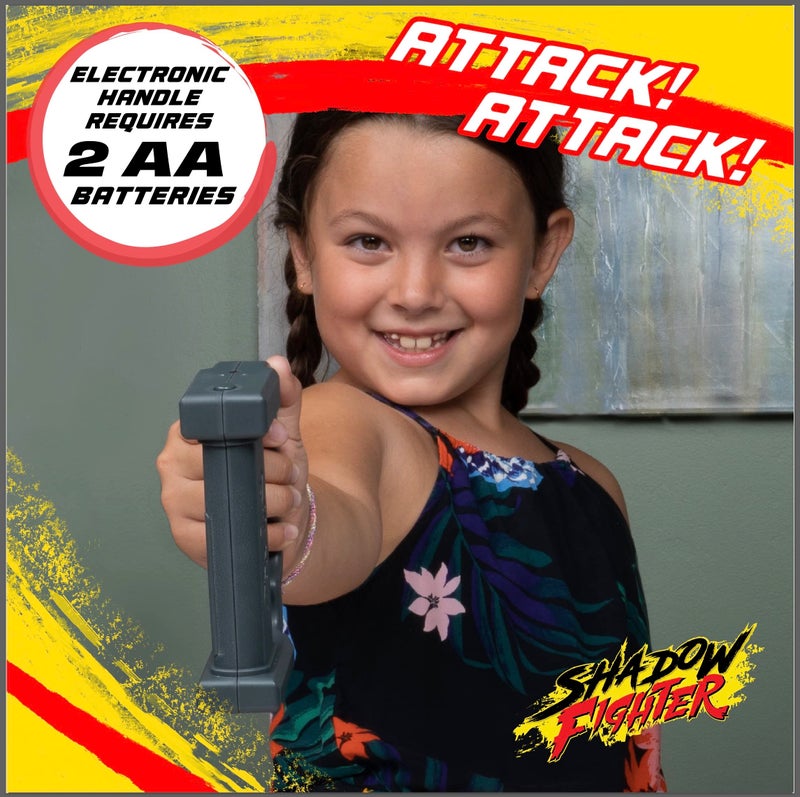 Fotorama Shadow Fighter Game, are You Faster Than The Mysterious Shadow Ninja? Interactive Projector, Knuckle Shadow Punchers, Training Mode, Develops Agility and Quick Thinking, for Ages 4 and Up - Image 5
