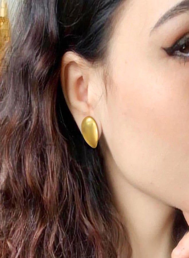 Earblity 1 Pair Cute gauges like teardrop 5/8'' (16mm) Ear Tunnels Plugs 316 Stainless Steel Gold Ear Gauges Weight Saddle Plugs Hypoallergenic expander Piercing Body Jewelry - Image 5