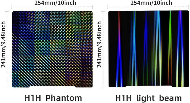 لوحة بناء من الفولاذ الربيعي MK3S PEI مقاس 241x254 مم، ورقة مغناطيسية مزدوجة الجوانب PEO PEI - Image 3