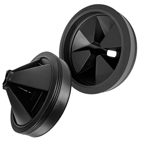Anglepingping 2pcs 3 1/8 Inch Garbage Disposal Sink Baffle Splash Guard, Garbage Disposal Quiet Cover Splash Guard, Quiet Collar Sink Baffle for Moen, Waste King, Whirlaway, GE Disposer - Image 1