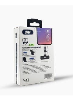 SP Type C Wireless Lavalier Microphone + iPhone Black  - Image 4