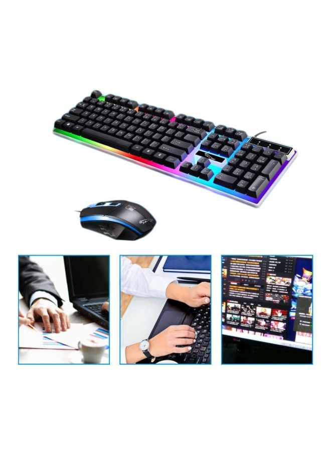 G21 Luminous Wired Gaming Mouse And Keyboard Set - Image 2