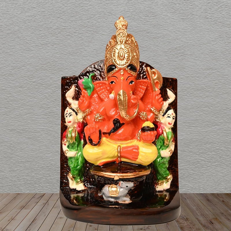 KariGhar Siddhivinayak Ganpati Murti Idol for Car DashboardHomeLiving RoomPuja RoomGifting 10 cm Idol - Image 1