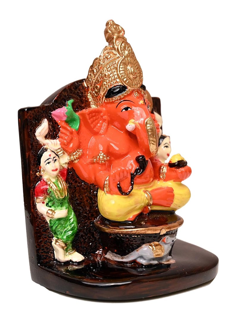 KariGhar Siddhivinayak Ganpati Murti Idol for Car DashboardHomeLiving RoomPuja RoomGifting 10 cm Idol - Image 4