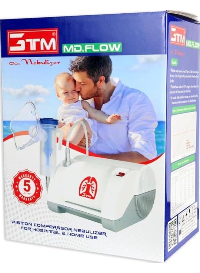3TM Piston Compressor Nebulizer – High-Flow Portable Respiratory Inhaler for Adults & Kids - Image 1