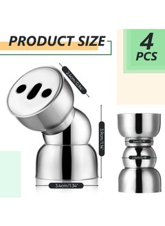 SYOSI SYOSI Powerful Magnetic DoorStop, Stainless Steel Magnetic Door Stopper Door Holder for Bedroom Bathroom Kitchen Home Office  - Image 2