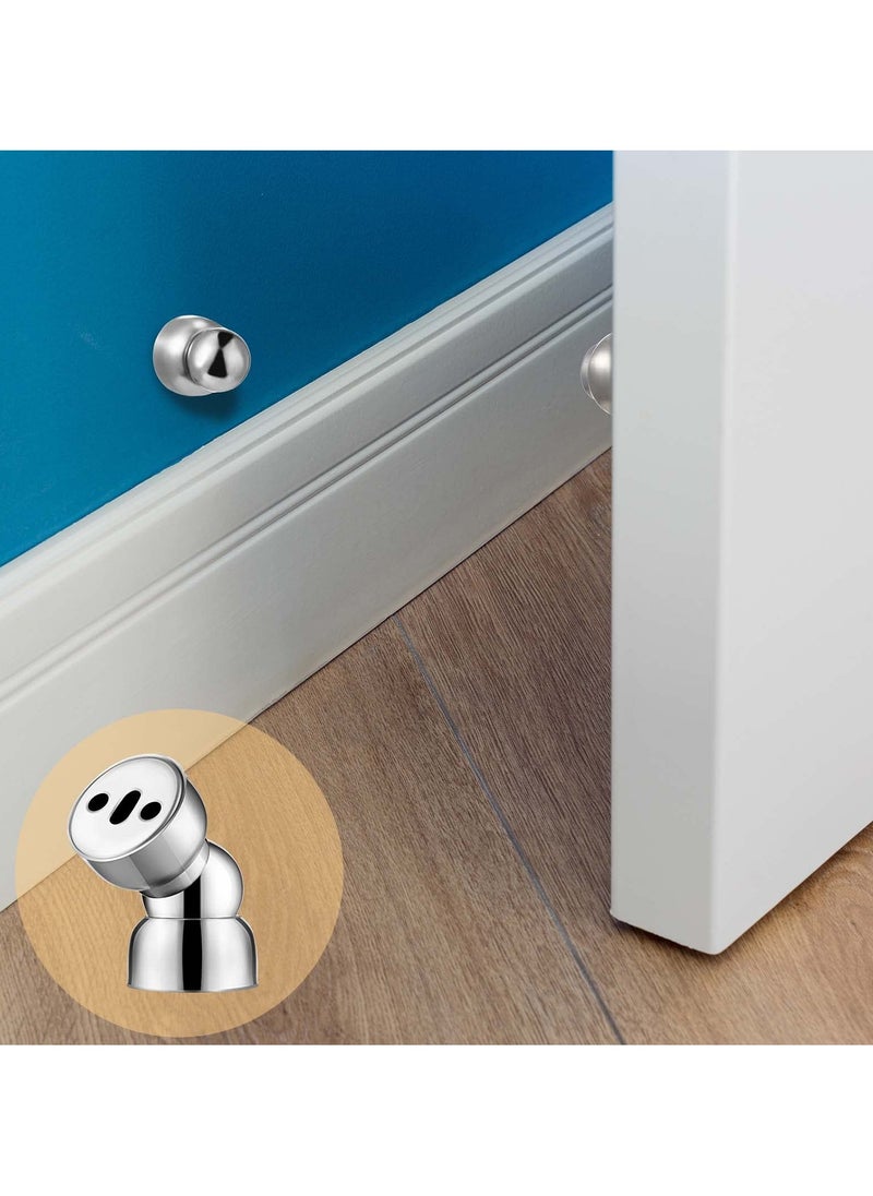 SYOSI SYOSI Powerful Magnetic DoorStop, Stainless Steel Magnetic Door Stopper Door Holder for Bedroom Bathroom Kitchen Home Office  - Image 5