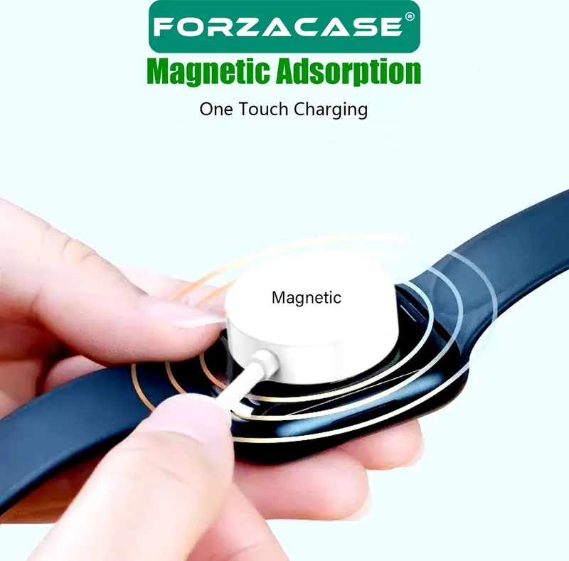 فورزاكاس Type-C Magnetic Charging Cable Compatible with Apple Watch 8 41MM and 45MM 1 Meter - FC017