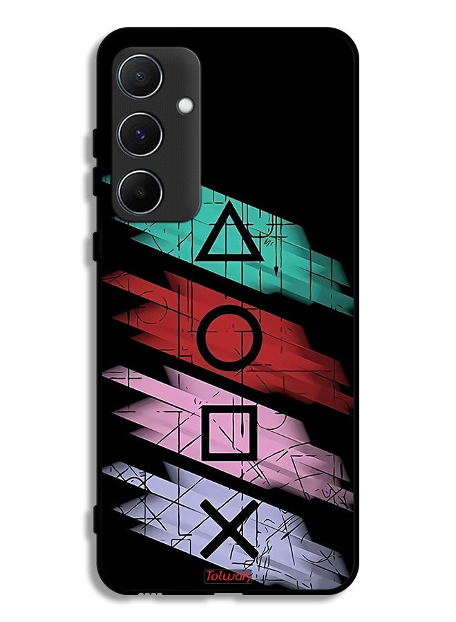 Tolwak Samsung Galaxy A55 5G Protective Case Cover Squid Game Icons - Image 1