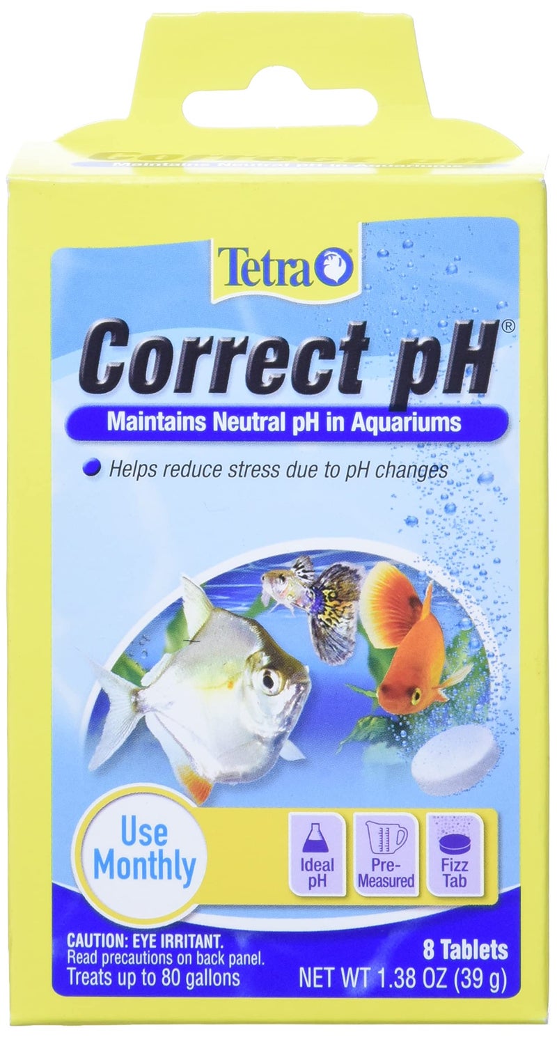 Tetra Correct pH Tablets 8 Count, For aquarium Water - Image 1
