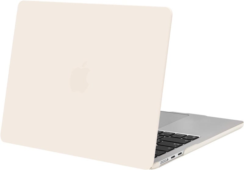 موسيسو غلاف MOSISO متوافق مع MacBook Air 13 بوصة موديلات M5 M4 M3 M2 2026 2025 2024-2022 A3449 A3240 A3113 A2681، غلاف واقٍ لـ MacBook Air 13.6 بوصة شاشة Liquid Retina، بيج - Image 1