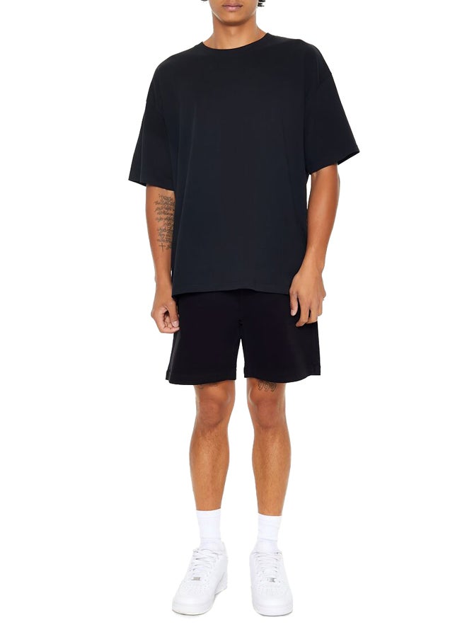FOREVER 21 Vented-Hem Drawstring Shorts  - Image 5