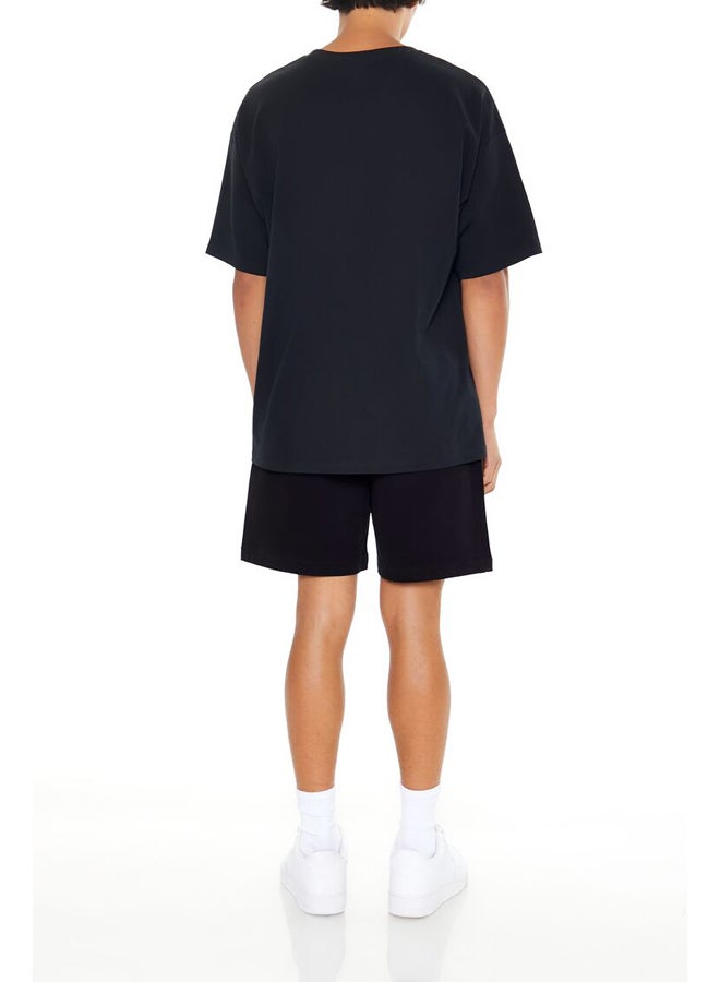 FOREVER 21 Vented-Hem Drawstring Shorts  - Image 3
