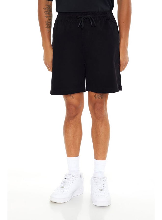 FOREVER 21 Vented-Hem Drawstring Shorts  - Image 2