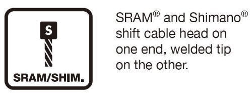 Jagwire Shift Inner Wire Elite Ultra-Slick, Silver, CA4448J/73EL2300, 1.1x2300 mm - Image 4