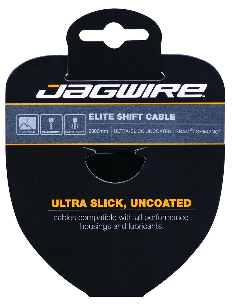 Jagwire Shift Inner Wire Elite Ultra-Slick, Silver, CA4448J/73EL2300, 1.1x2300 mm - Image 1